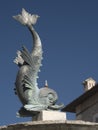 Ascoli Piceno Marches, Italy, fountain in Arringo square