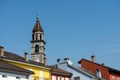 Ascona historic mediterranean city view at the Lake Maggiore near Locarno in the canton of Ticino in Switzerland Royalty Free Stock Photo