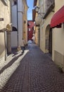 Ascona street swiss town Royalty Free Stock Photo