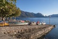 Lakeshore of Ascona Royalty Free Stock Photo