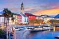 Ascona, Switzerland Townscape on Lake Maggiore Royalty Free Stock Photo