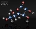 Ascorbic Acid Molecule 01 A