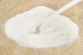 Ascorbic Powder - Healthy Nutrition with Measuring Spoon Royalty Free Stock Photo