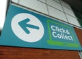 ASDA Click & Collect shopping sign