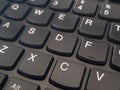 asdf letter keys on a computer keyboard tilted Royalty Free Stock Photo