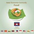 Asean Economics Community AEC food set