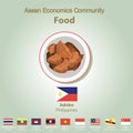 Asean Economics Community AEC food set