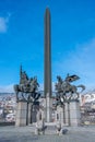 Asenevtsi monument in Veliko Tarnovo, Bulgaria Royalty Free Stock Photo