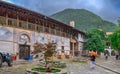 The Panorama mural in Bachkovo Monastery in Bulgaria