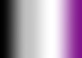 Asexual Flag. Symbol or emblem of asexual people, man and woman. Vertical projection background.