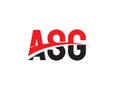 ASG Letter Initial Logo Design Vector Illustration Royalty Free Stock Photo