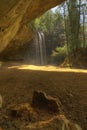 Ash Cave in Hocking HIlls Ohio Royalty Free Stock Photo