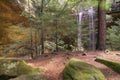 Ash Cave in Hocking HIlls Ohio Royalty Free Stock Photo