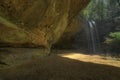 Ash Cave in Hocking HIlls Ohio Royalty Free Stock Photo