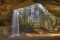 Ash Cave in Hocking HIlls Ohio Royalty Free Stock Photo