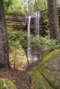 Ash Cave in Hocking HIlls Ohio Royalty Free Stock Photo