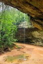 Ash Cave Waterfall Royalty Free Stock Photo