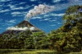 Ash Cloud Coming From The Arenal Volcano
