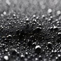 ash particles on transparent background in a close up perspect Royalty Free Stock Photo