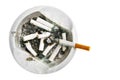 Ash-tray Royalty Free Stock Photo