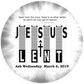 2019 ash wednesday date icon Royalty Free Stock Photo