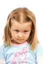 Ashamed girl Royalty Free Stock Photo