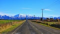 Rural View of Ashburton Taupo New Zealand Grazing Pasture