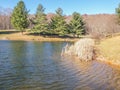 Ashe Park Trout Pond in Jefferson, North Carolina