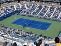 Ashe Stadium - US Open Tennis Royalty Free Stock Photo