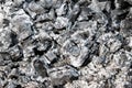 Ashes of burned wood Royalty Free Stock Photo