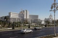 Ashgabad, Turkmenistan - October 15, 2014: Central square of Ash Royalty Free Stock Photo