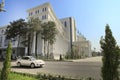 Ashgabad, Turkmenistan - October 10, 2014: The entrance to the c