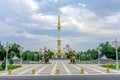 Ashgabat Independence Monument 01 Royalty Free Stock Photo