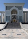 Ashgabat Mosque Turlkmenistan Entrance Royalty Free Stock Photo