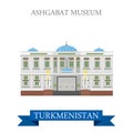 Ashgabat Museum in Turkmenistan attraction travel sightseeing Royalty Free Stock Photo