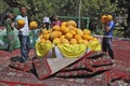 Ashgabat, Turkmenistan - August, 17 ,2017: Melon Festival in Tu