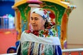 Ashgabat, Turkmenistan - May 25. Portrait of an Asian woman