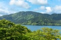 Ashinoko Lake in spring, Hakone, Japan