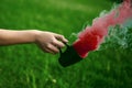 Ashion photo of hand with cup