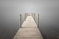 Ashness Bridge Ferry landing stage. Royalty Free Stock Photo