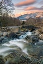 Ashness Bridge, Keswick, Lake District, UK.