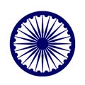 Ashoka Chakra Of the Indian Flag Royalty Free Stock Photo