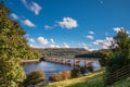 Ashopton Viaduct above Ladybower Reservoir