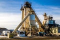 Ashphalt plant sits idle waiting for workers. Calgary Alberta Canada Royalty Free Stock Photo