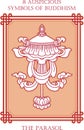 Ashtamangala, 8 Auspicious Symbols of Buddhism - The Parasol Royalty Free Stock Photo