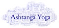 Ashtanga Yoga word cloud.