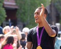 Ashton Eaton Olympian Waving to Homecoming Crowd