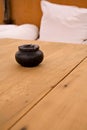 Ashtray on a table Royalty Free Stock Photo