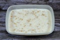 Ashure, Ashura or Noah's pudding, a porridge like dessert, a sweet pudding of Eastern Mediterranean origin made of wheat