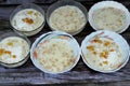 Ashure, Ashura or Noah's pudding, a porridge like dessert, a sweet pudding of Eastern Mediterranean origin made of wheat